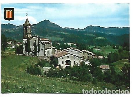Postales: VISTA PARCIAL AMB ESGLESIA ROMANICA DE SANT HILARI DE VIDRA, SEGLE X.- GIRONA