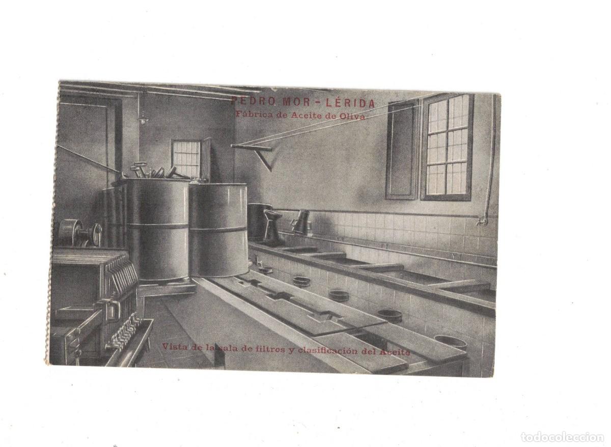 Postales: LERIDA. PEDRO MOR. F&Aacute;BRICA DE ACEITE DE OLIVA