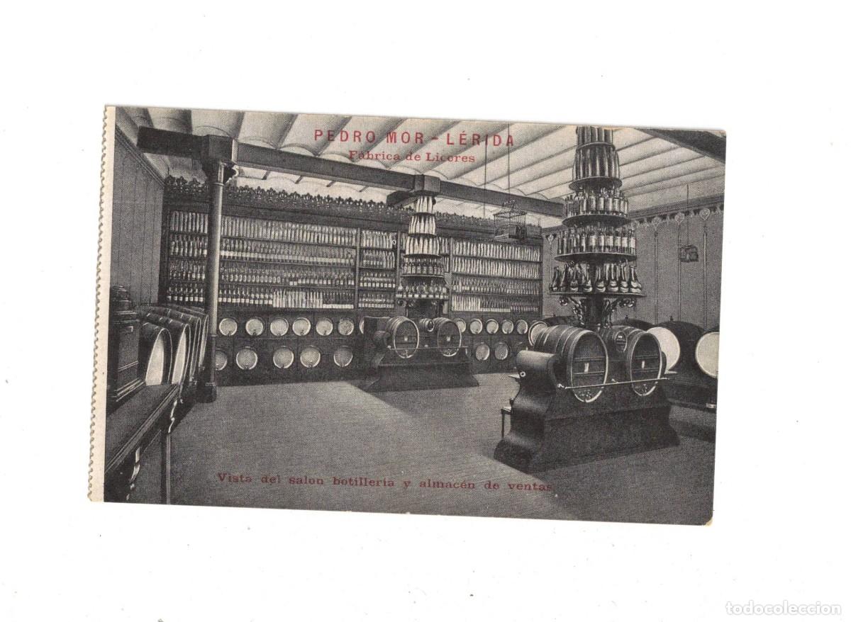 Postales: LERIDA. PEDRO MOR. BOTILLERIA Y ALMACEN DE VENTAS