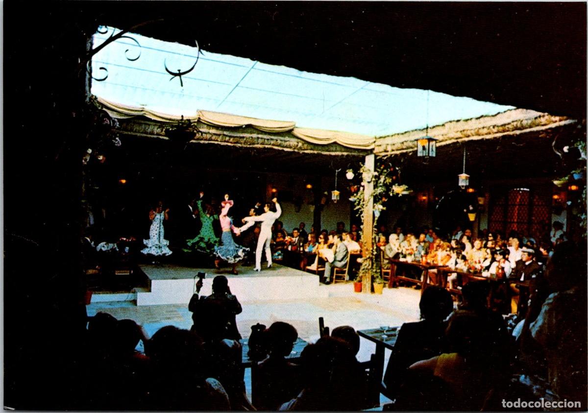 Postales: Santa Cristina de Aro (Gerona) - Cortijo El Toro - Fiesta Flamenca en el Patio Espa&ntilde;ol - In&eacute;dita en