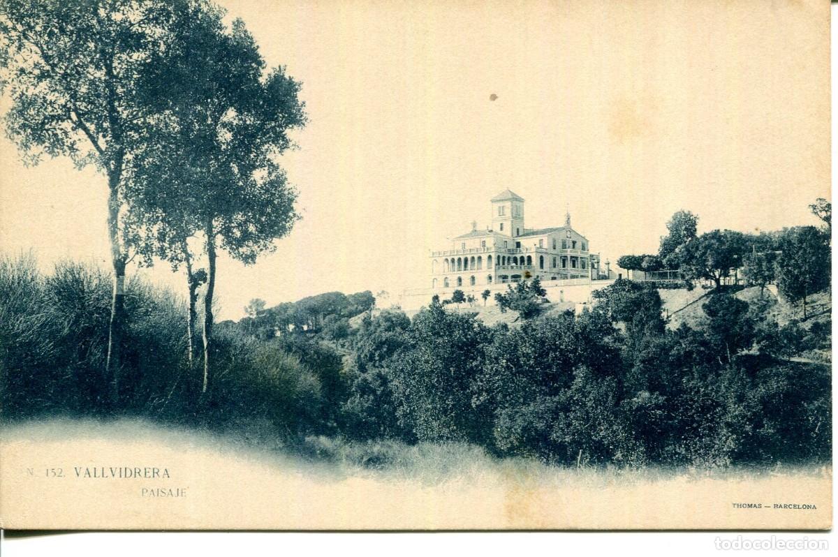 Cartes Postales: VALLVIDRERA-PAISAJE Y TORRE VILAJOANA- LB BARTRINA N&ordm; 152- SIN DIVIDIR