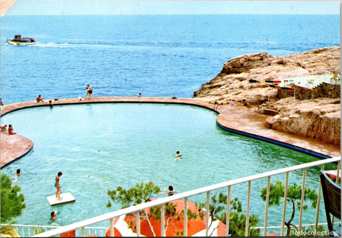 Postales: San Feliu de Guixols (Costa Brava) - Detalle de la Piscina Port Salvi - Soberanas 5184 - 147x102mm