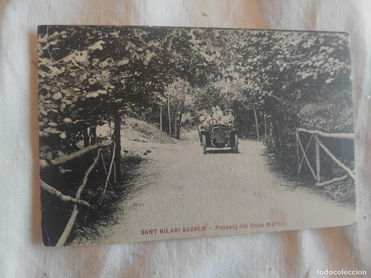 Postales: POSTAL SANT HILARI SACALM PASSEIG DEL HOTEL MARTIN. POSTALES MAURI.
