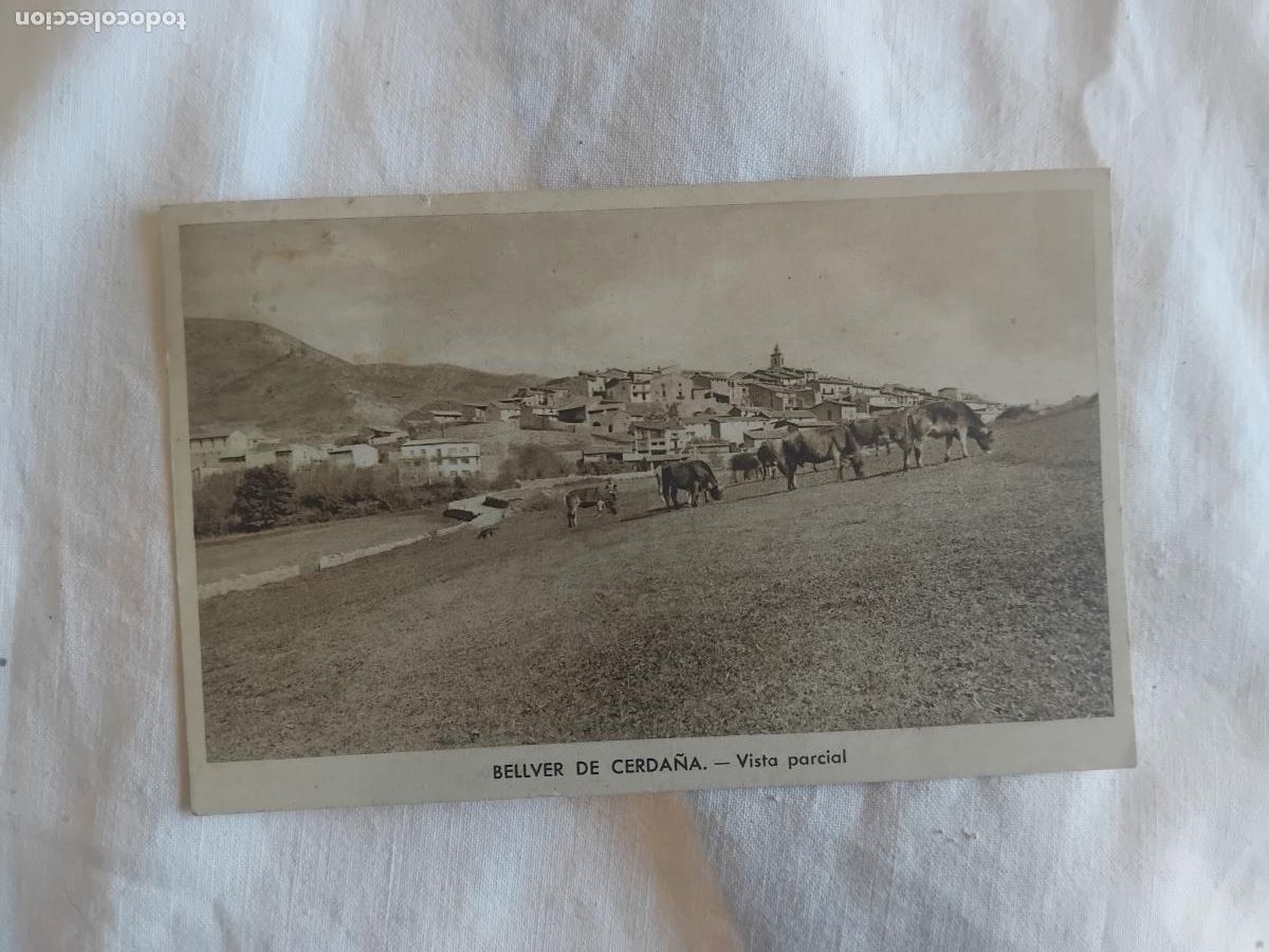 Postales: BELLVER DE CERDA&Ntilde;A. VISTA PARCIAL. POSTAL CIRCULADA.