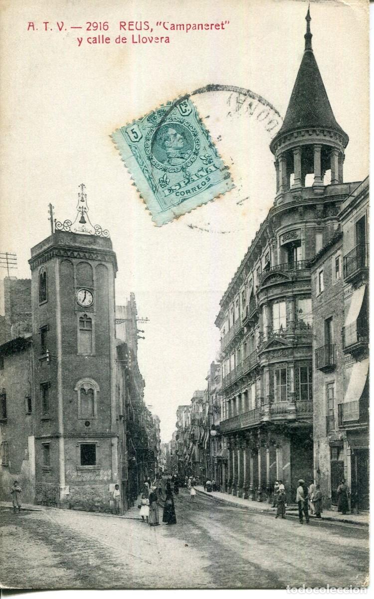 Cartoline: REUS-CAMPANERET-CALLE LLOVERA- A T V 2916
