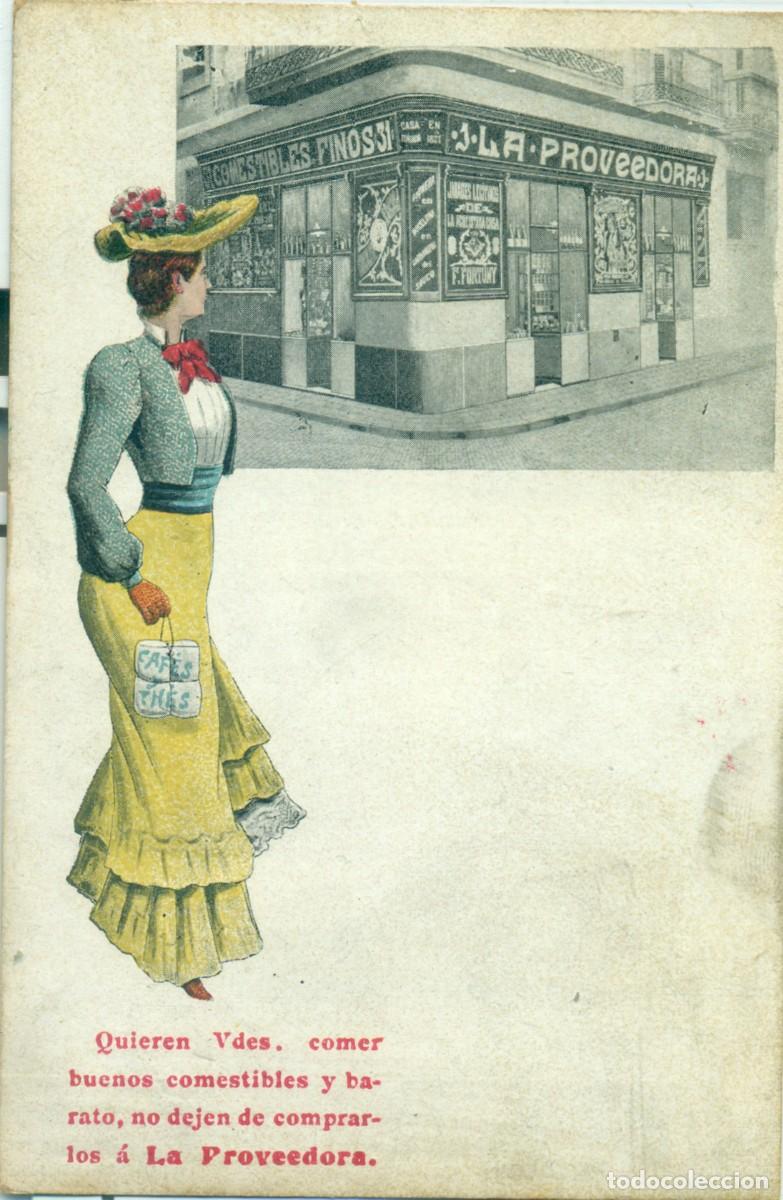 Postales: BARCELONA. ALMACENES LA PROVEEDORA. HACIA 1920.PUBLICIDAD. RARA.