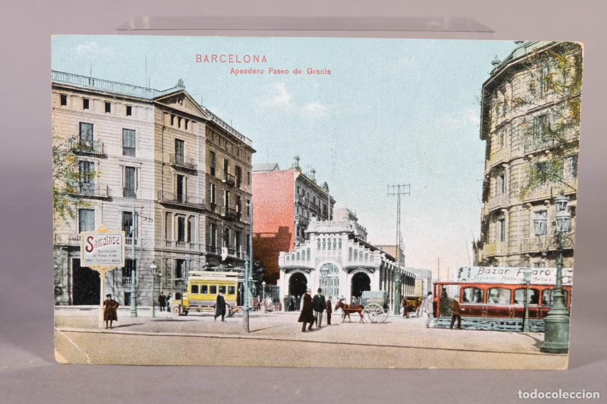 Postales: TARGETA POSTAL - BARCELONA APEADERO PASEO DE GRACIA