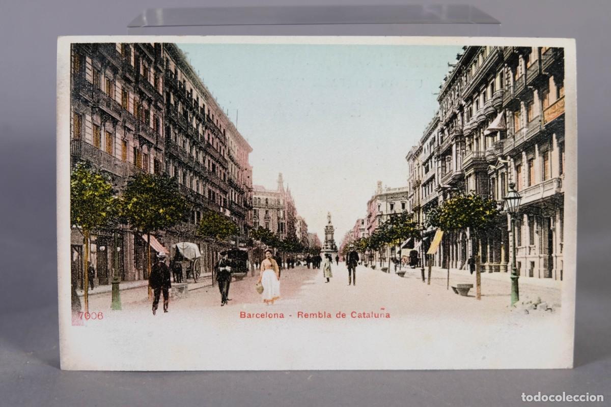 Postales: TARGETA POSTAL - BARCELONA RAMBLA DE CATALUNYA - Foto 1