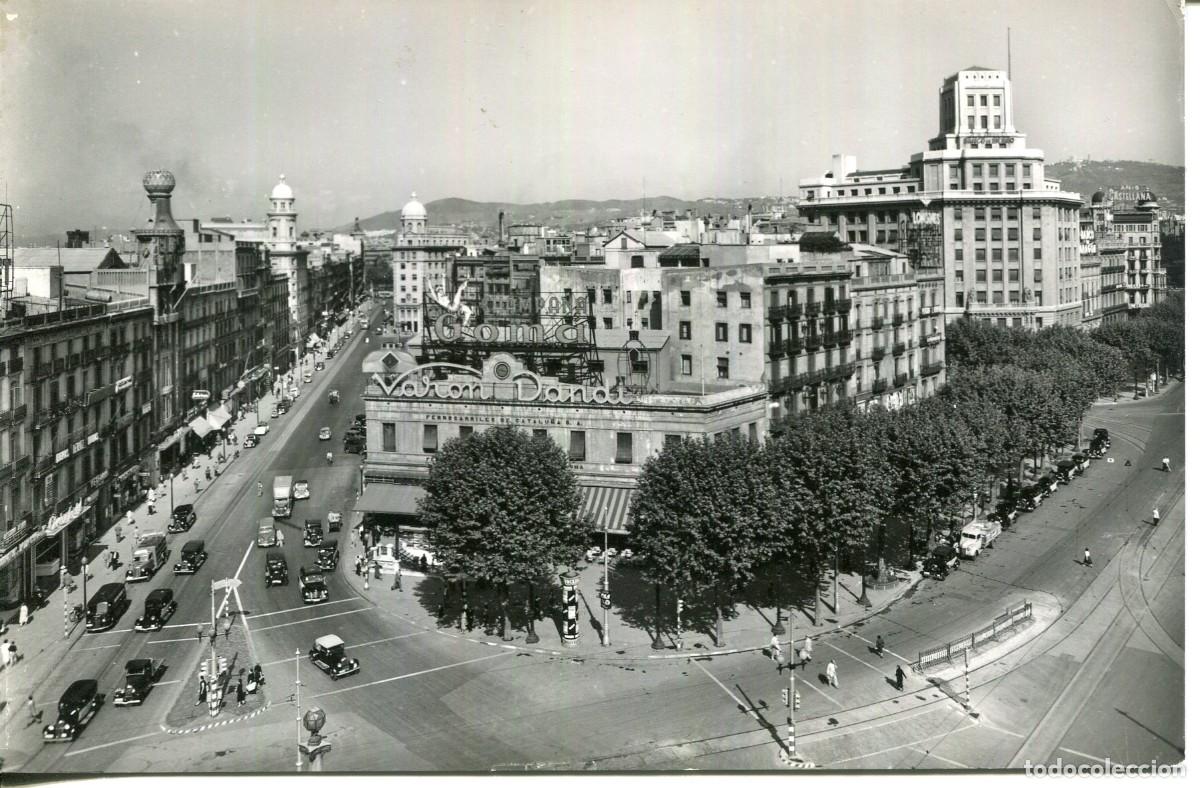 Postales: BARCELONA-ESTACI&Oacute;N FERROCARRILES DE CATALU&Ntilde;A-PLAZA CATALU&Ntilde;A-PELAYO-
