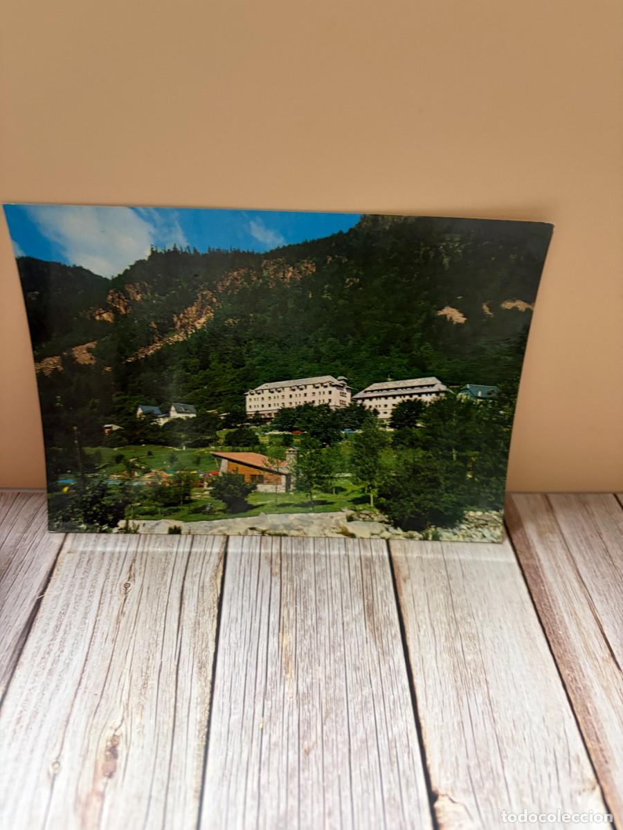 Postales: TARJETA POSTAL. L&Eacute;RIDA. 2141.- BALNEARIO DE CALDAS DE BOHI. PIRINEO CATALAN. VISTA GENERAL. ARRIBAS