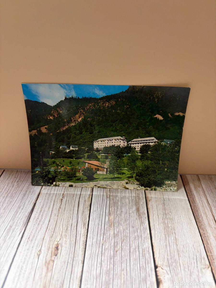 Postales: TARJETA POSTAL. L&Eacute;RIDA. 2141.- BALNEARIO DE CALDAS DE BOHI. PIRINEO CATALAN. VISTA GENERAL. ARRIBAS