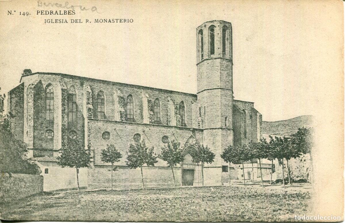 Postales: BARCELONA-PEDRALBES-IGLESIA MONASTERIO- LB BARTRINA N&ordm; 149- SIN DIVIDIR