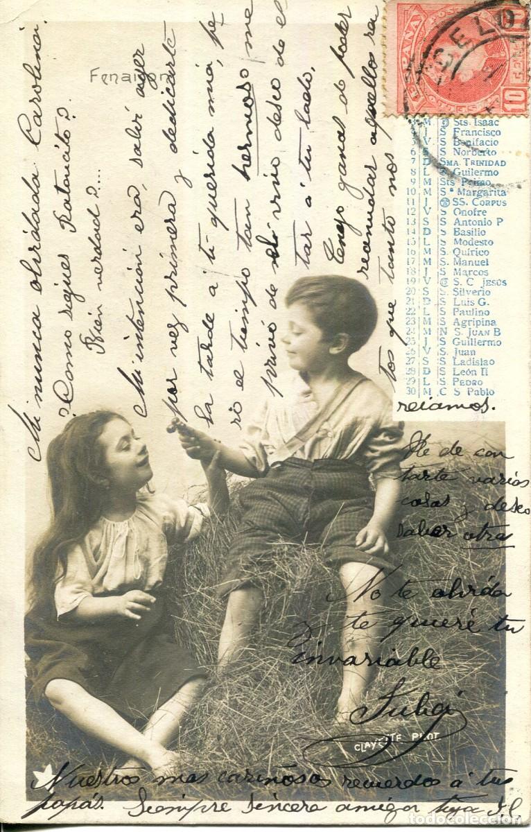 Cartoline: CALENDARIO JUNIO 1903- LB BARTRINA -SIN DIVIDIR-
