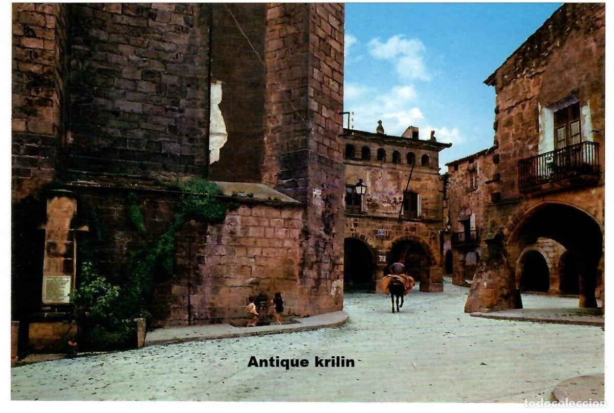 Postales: HORTA DE SAN JUAN / PZA. AYUNTAMIENTO / FOTO BOLU&Ntilde;A - EXCL. RALLO / SIN FRANQUEAR