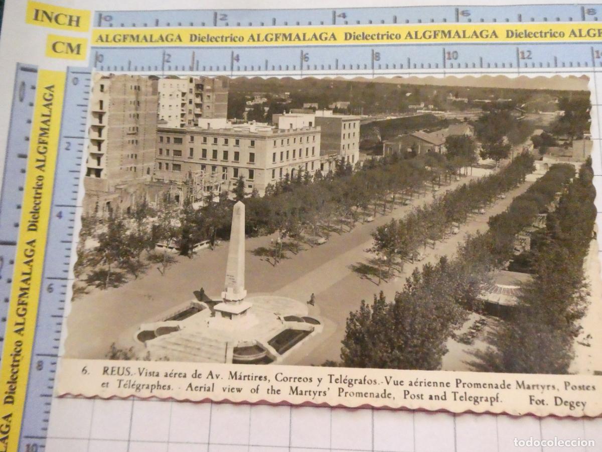 Postales: POSTAL DE TARRAGONA. A&Ntilde;OS 30 50. REUS AVENIDA M&Aacute;RTIRES CORREOS Y TEL&Eacute;GRAFOS 6 DEGEY. 2799