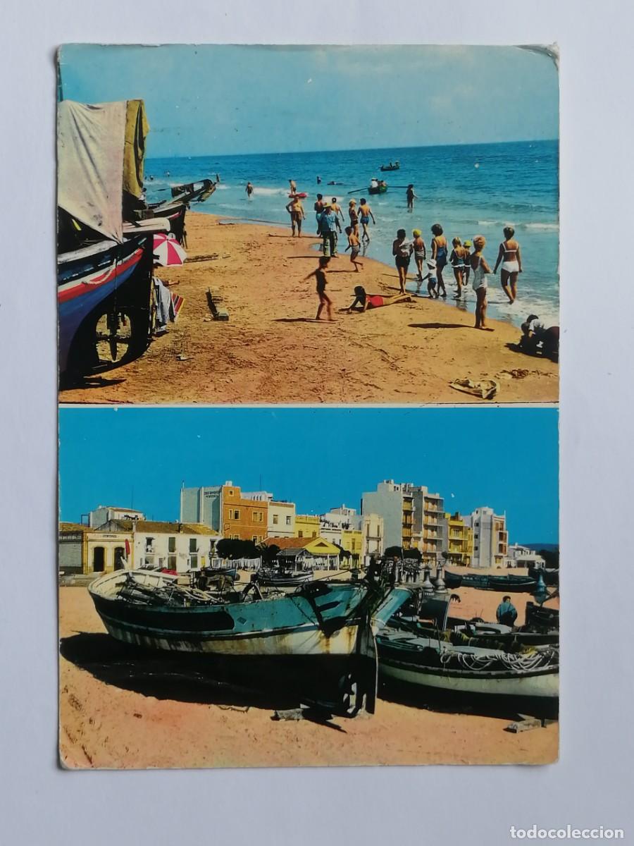 Postales: POSTAL 18469 MAT.1965-SEGESTE 528 DETALLE PLAYA 527 BARRIO MARITIMO TORREDEMBARRA TARRAGONA BARCO