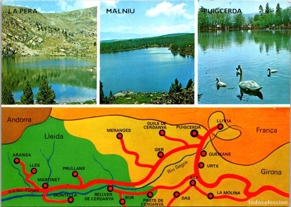 Postales: Estanys de La Cerdanya - Puigcerd&agrave; - Malniu - La Pera - Albo 1204/C - 147x105mm