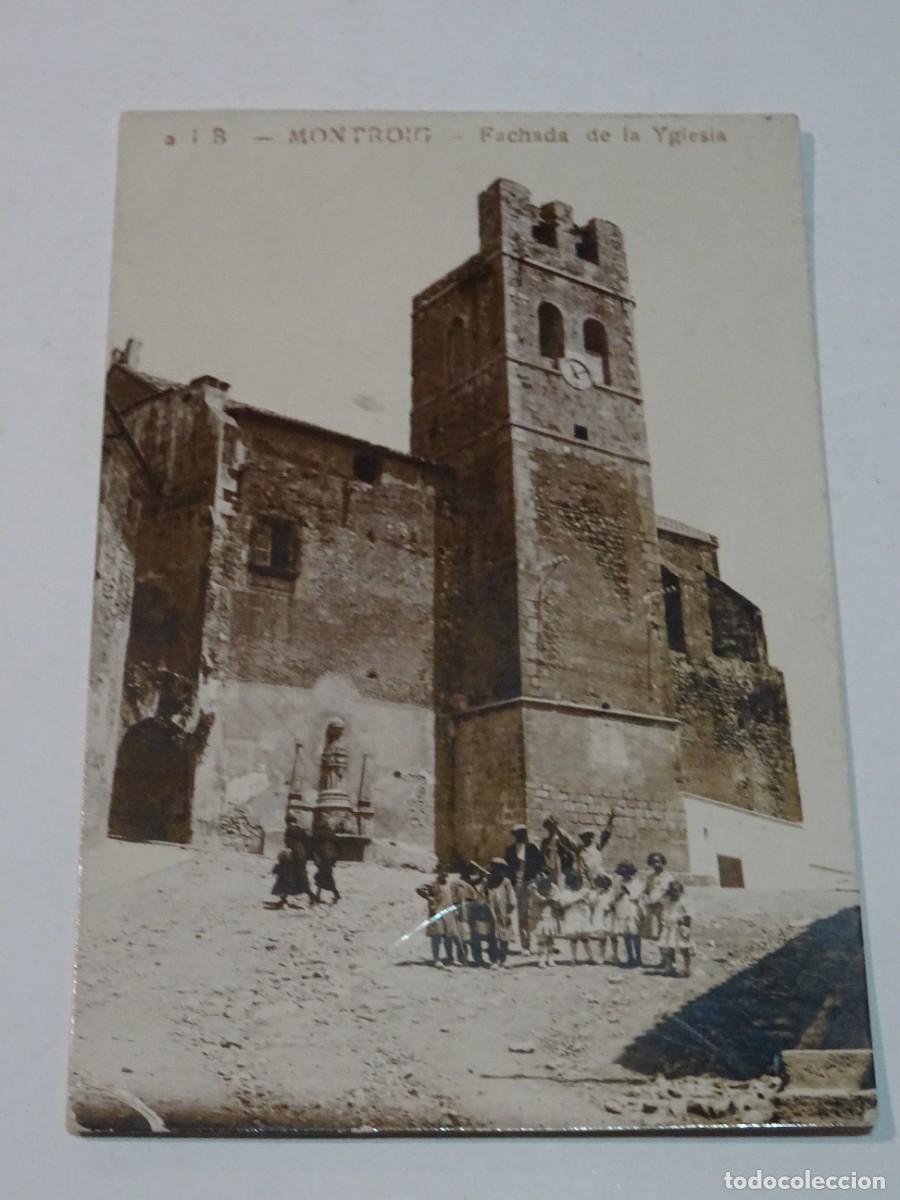 Postales: JB MONTROIG - FACHADA DE LA YGLESIA - FOTOGR&Aacute;FICA