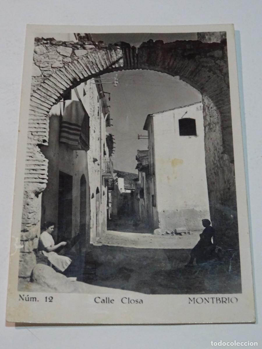 Postales: N.12 MONTBRIO - CALLE CLOSA - FOTOGR&Aacute;FICA