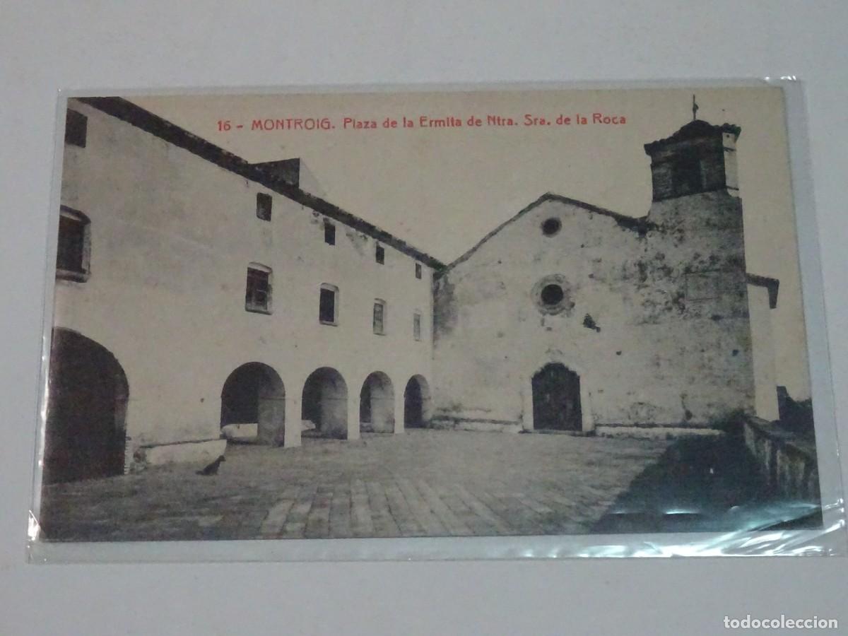 Postales: 16 MONTROIG - PLAZA DE LA ERMITA DE NTRA SRA DE LA ROCA - 8696 FOT. THOMAS
