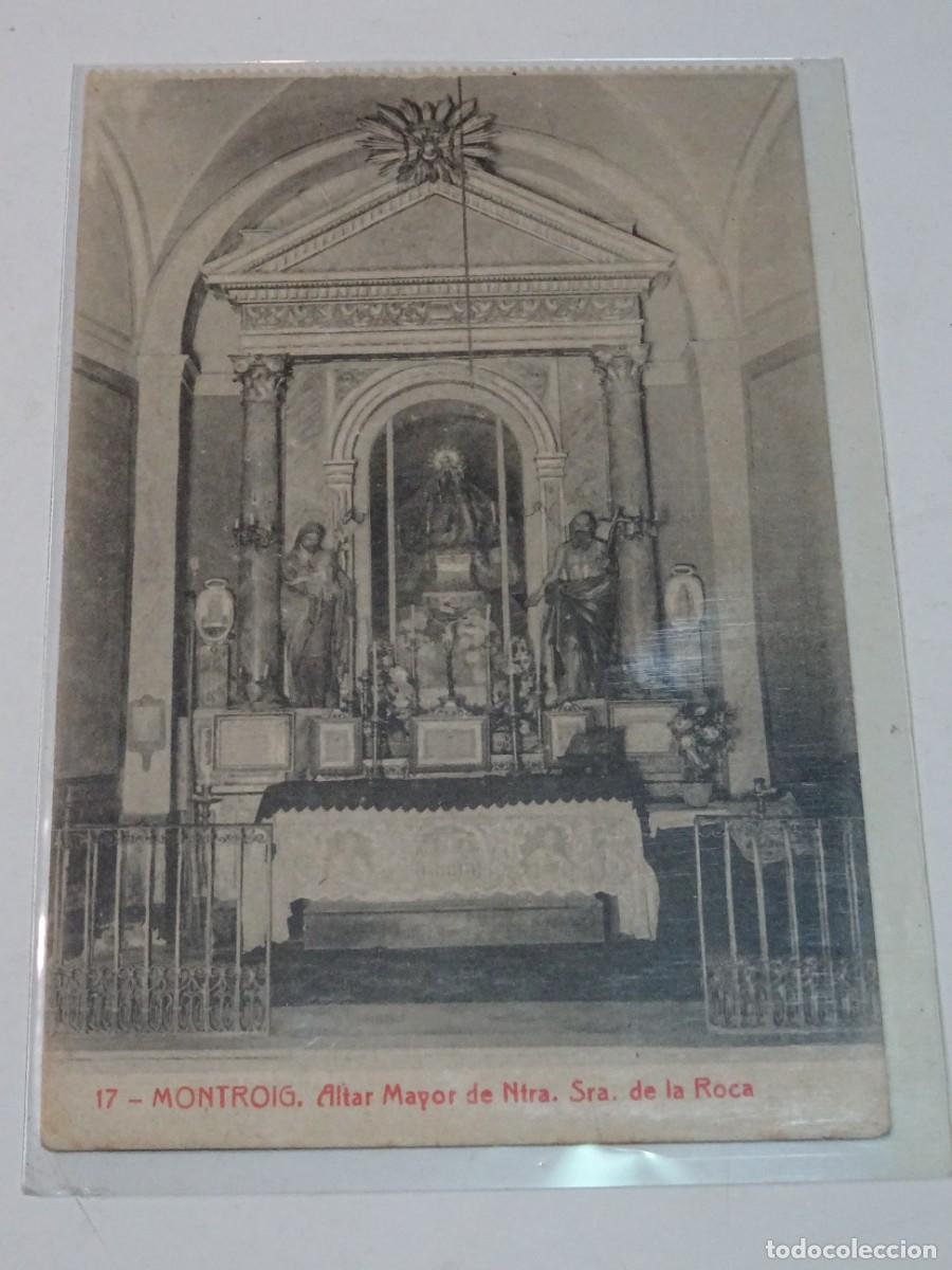Postales: 17 MONTROIG - ALTAR MAYOR DE NTRA SRA DE LA ROCA - 8697 FOT. THOMAS
