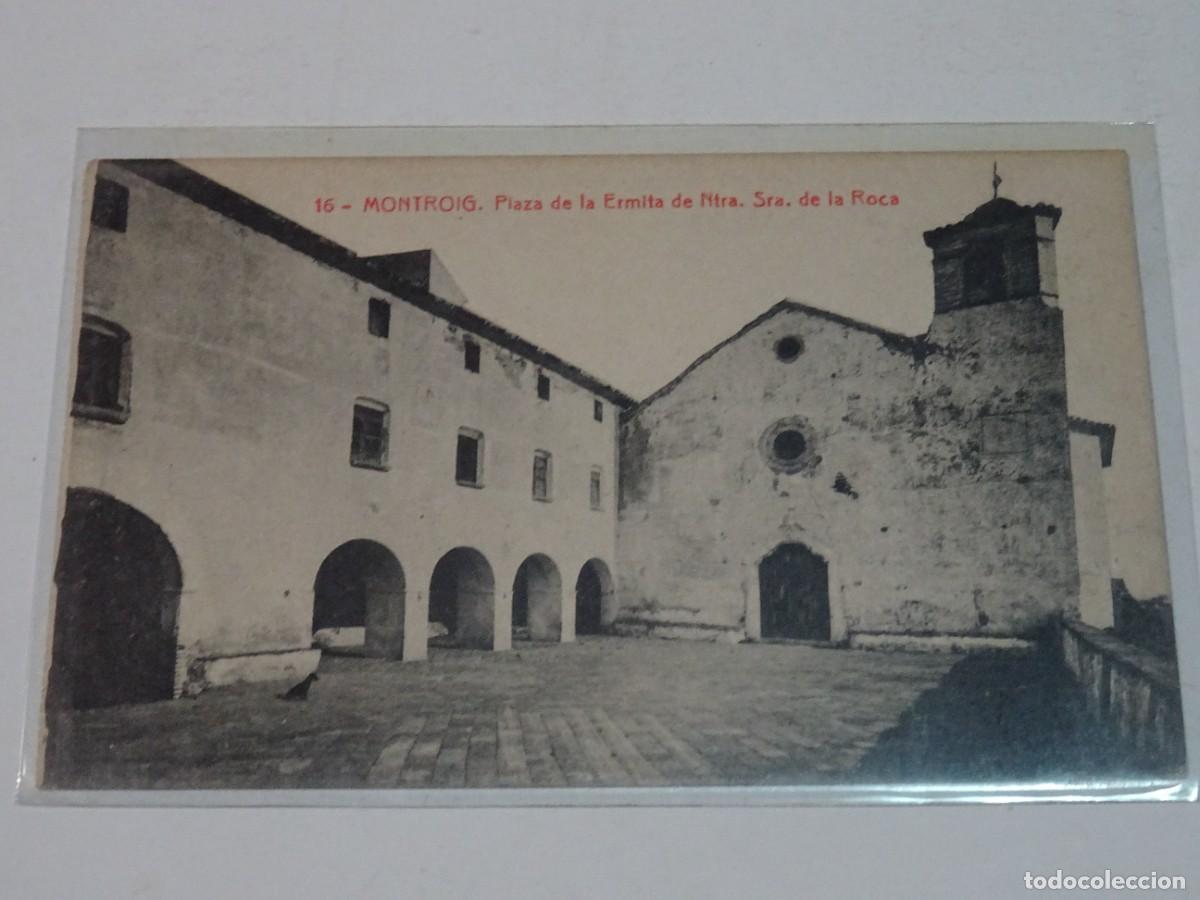 Postales: 16 MONTROIG - PLAZA DE LA ERMITA DE LA NTRA SRA DE LA ROCA - 8696 FOT. THOMAS