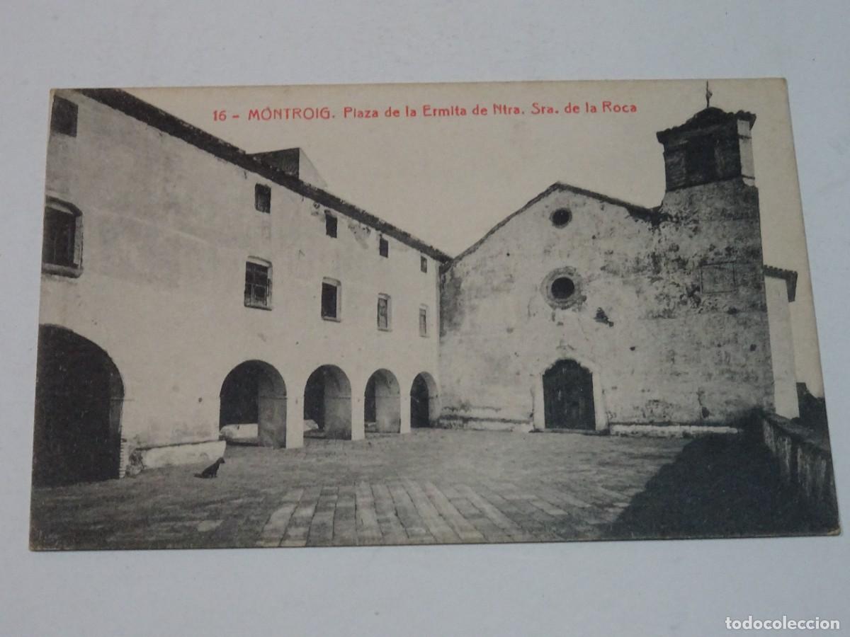 Postales: 16 MONTROIG - PLAZA DE LA ERMITA DE NTRA SRA DE LA ROCA - 8696 FOT. THOMAS