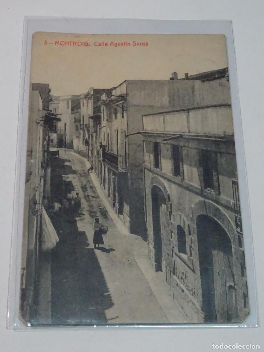 Postales: 3 MONTROIG - CALLE AGUST&Iacute;N SARD&Aacute; - 8683 FOT. THOMAS