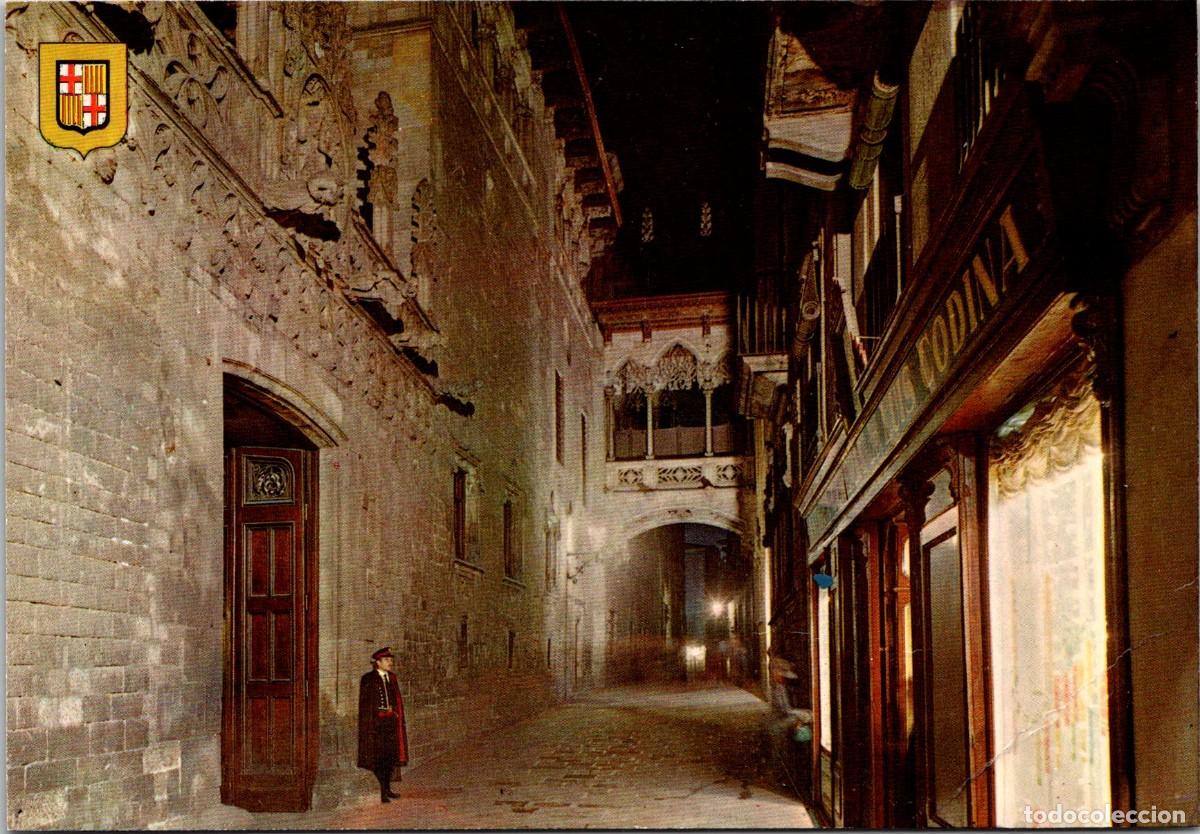 Postales: Barcelona - Cerer&iacute;a Codina - Carrer del Bisbe - Cedosa - 146x101mm - Mosso d'Esquadra