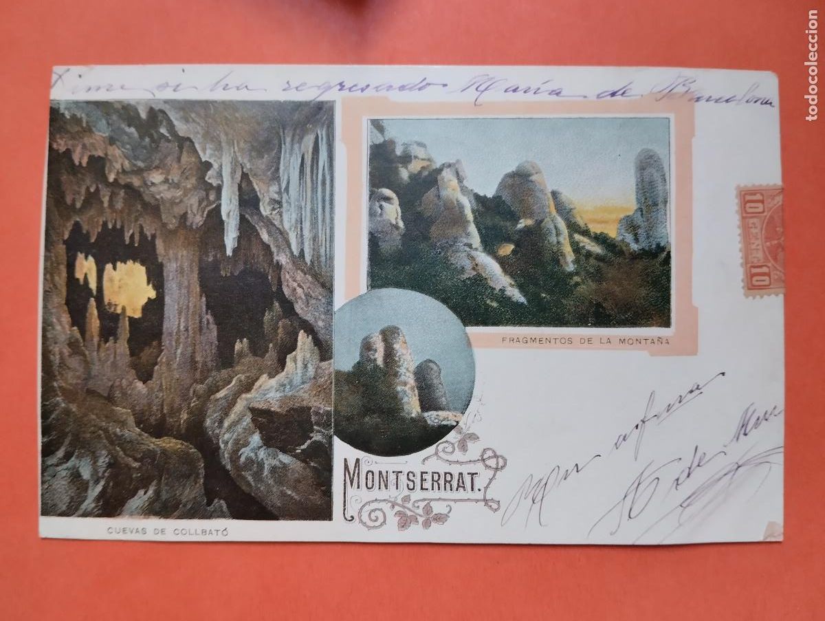 Postkarten: JHR - POSTAL MONTSERRAT CUEVAS COLLBATO.. AL POETA HUESCA CRISTINO GASOS SAMITIER VER DESCRIPCION