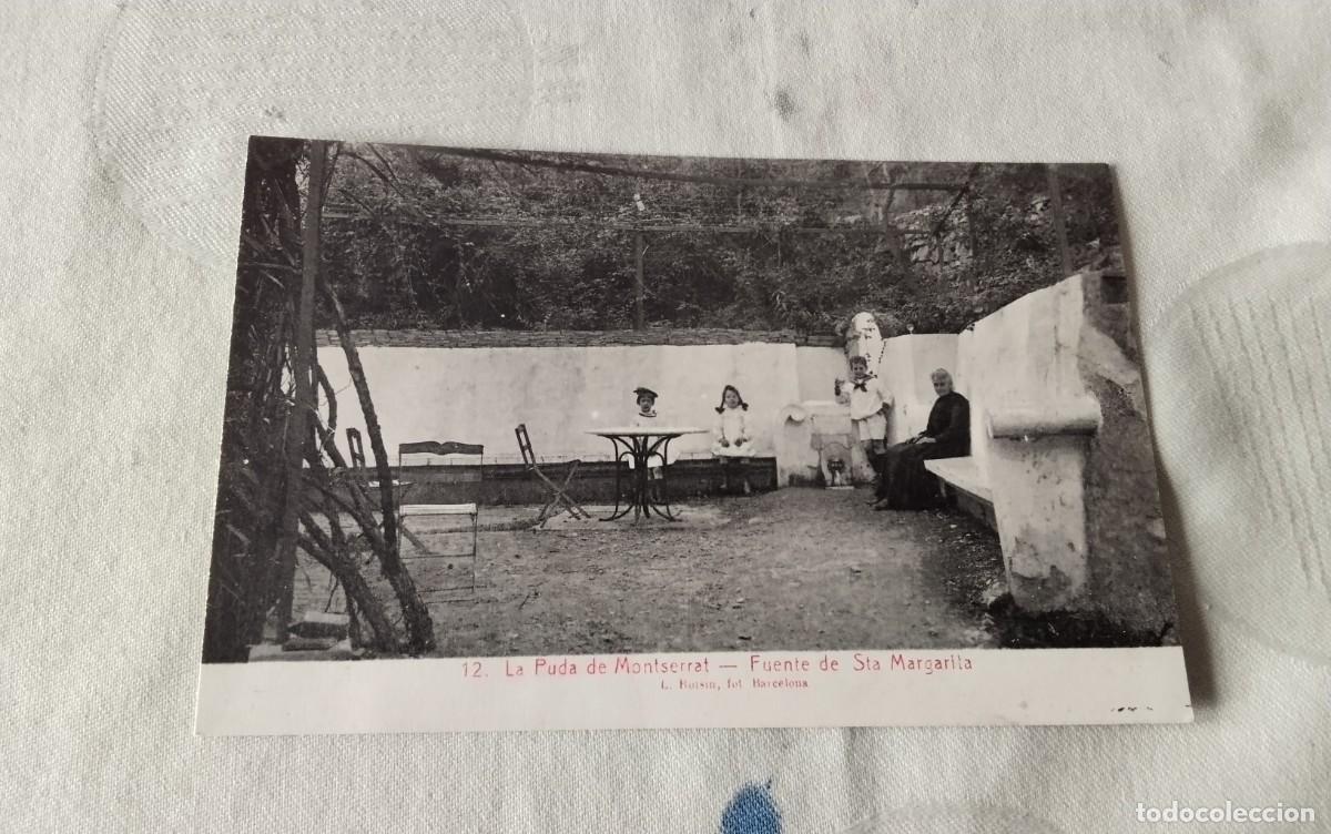 Postales: LA PUDA DE MONTSERRAT , POSTAL ANTIGUA , BLANCO Y NEGRO