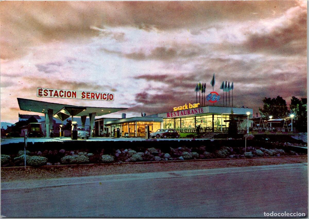Postales: Vich - MOVILSA - Estaci&oacute;n de Servicio - Snack-Bar-Restaurante - F. Valman E-549 - 148x104mm