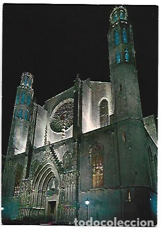 Postales: BASILICA DE SANTA MARIA DEL MAR.- BARCELONA