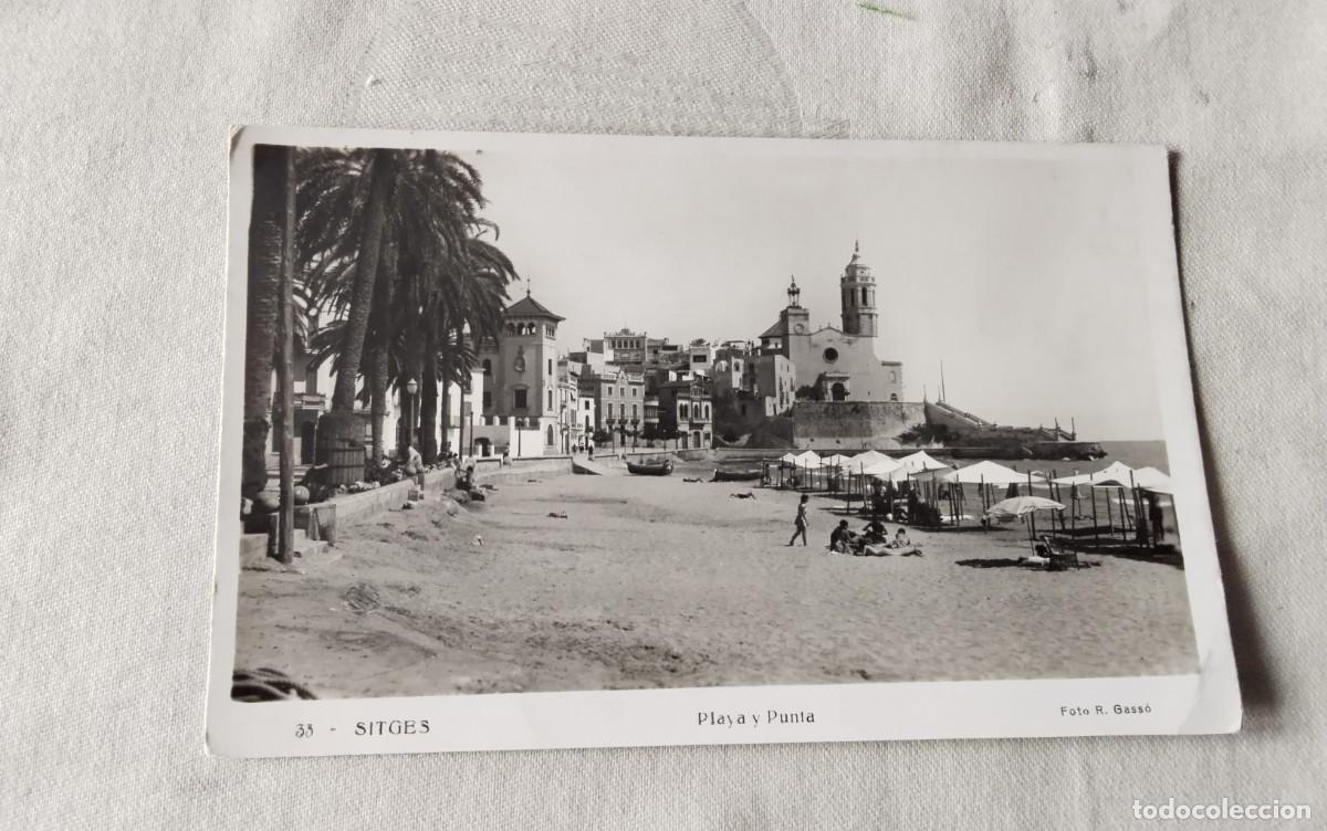 Postales: SITGES , POSTAL ANTIGUA , BLANCO Y NEGRO - Foto 2