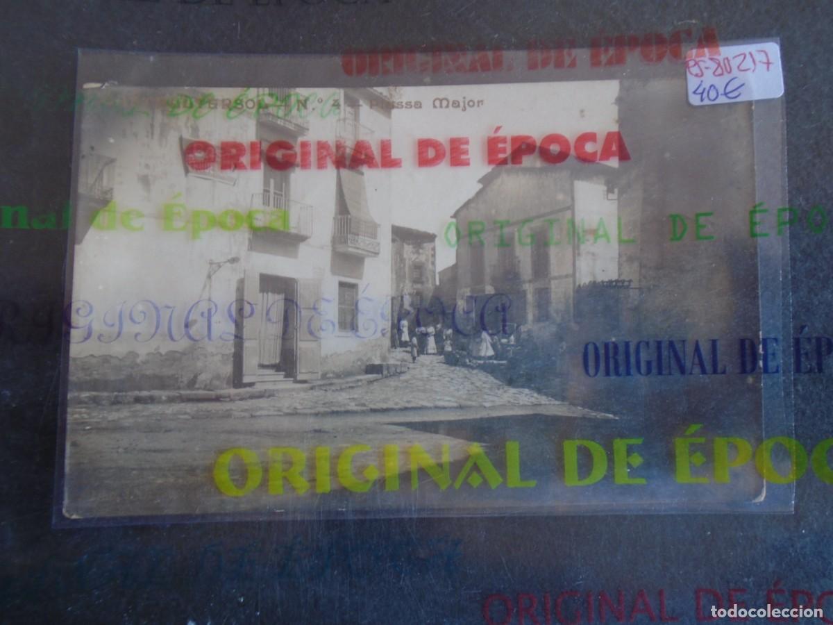 Postales: (PS-80217)POSTAL FOTOGRAFICA DE CASTELLTERSOL-PLASSA MAJOR.N&ordm;4 OBRADORS