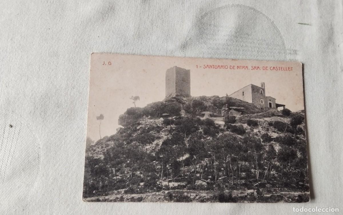 Postales: SANTUARIO NTRA. SRA. CASTELLET , POSTAL ANTIGUA , BLANCO Y NEGRO