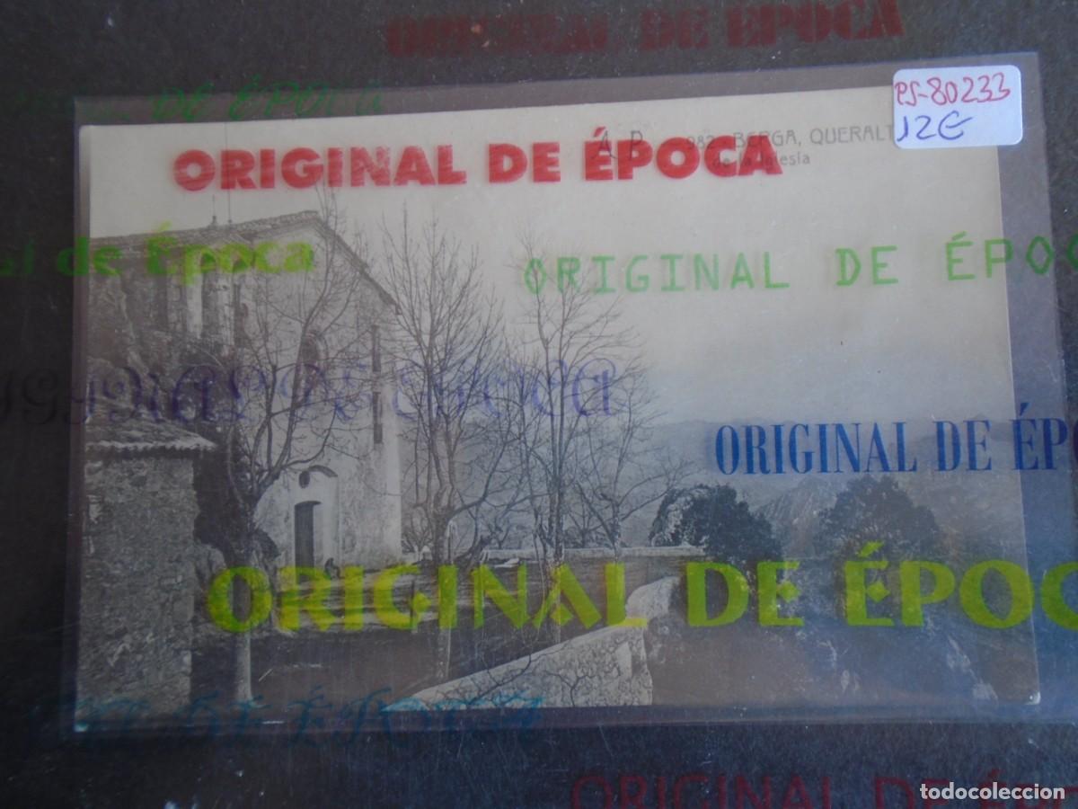 Postales: (PS-80233)POSTAL FOTOGRAFICA DE BERGA-QUERALT.FACHADA DE LA IGLESIA