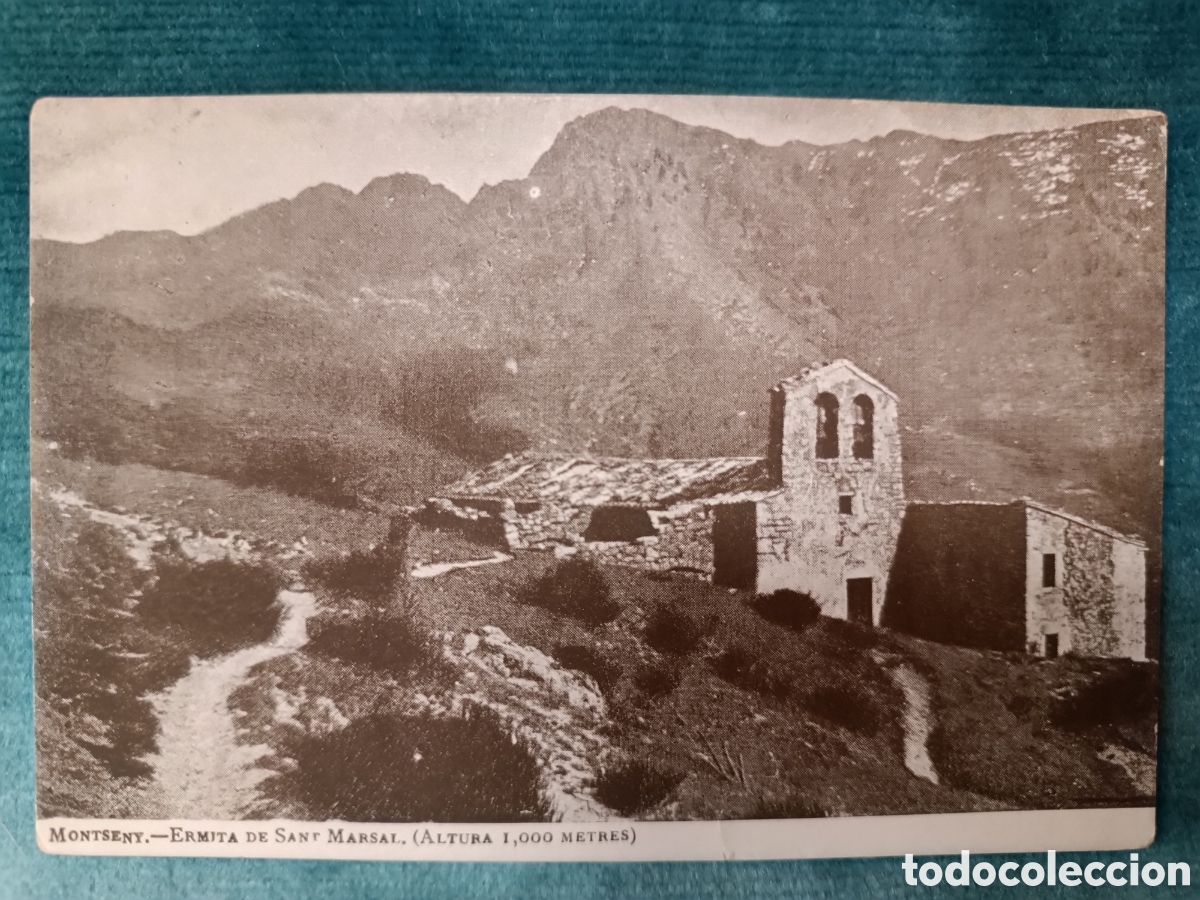 Postales: MONTSENY. ERMITA DE SANT MARSAL. Sant Mar&ccedil;al