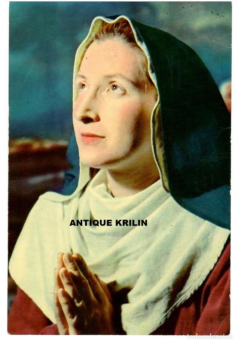 Postales: ESPARRAGUERA / LA PASSI&Oacute; / VIRGEN / POSTAL PUBLICITARIA / FRANQUEADA