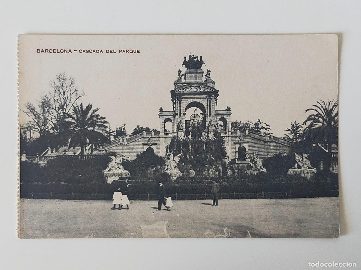 Postales: Tarjeta Postal BARCELONA: Cascada del Parque - Sin Editor - Sin Circular.
