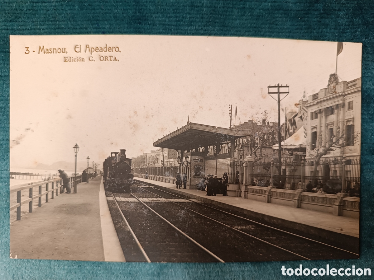 Postales: 3 Masnou. El Apeadero