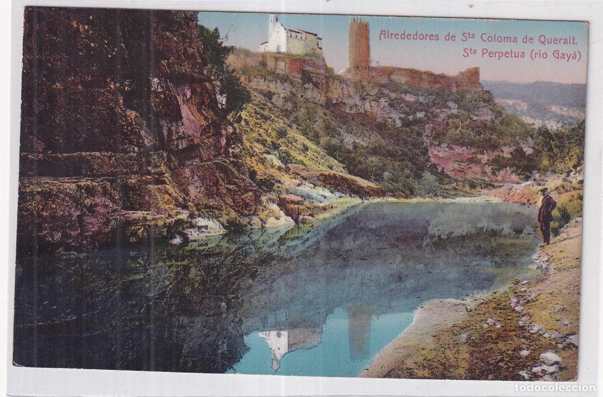 Cartes Postales: Alrededores de Santa Colomo de Queralt. Santa Perpetua Rio Gay&aacute;. Roisin. Sin circular