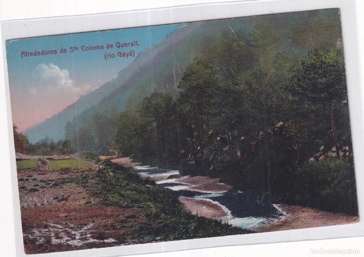Cartes Postales: Alrededores de Santa Colomo de Queralt. Rio Gay&aacute;. Roisin. Sin circular Escrita en 1916