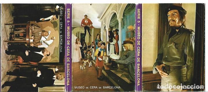 Postales: LIBRITO FLEXO CON 10 VISTAS DEL MUSEO DE CERA DE BARCELONA