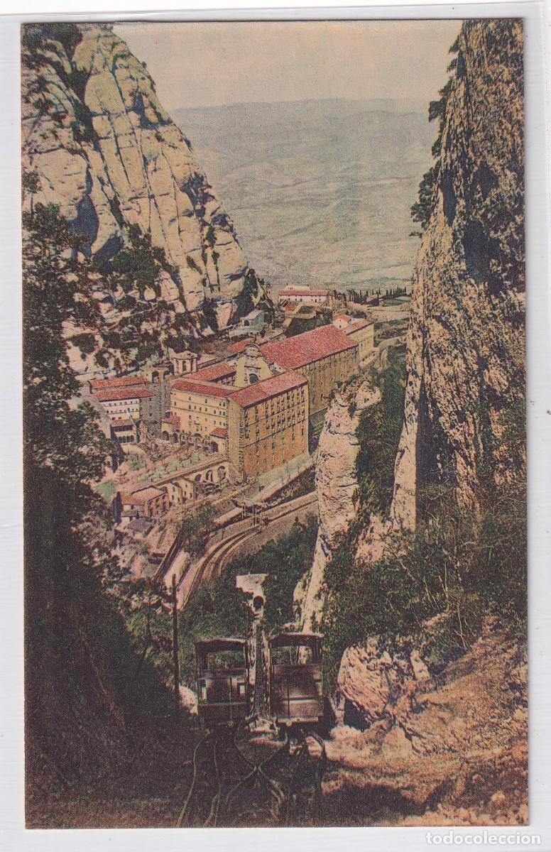 Postales: Funicular de Montserrat a St Joan. n&ordm; 7 El Monestir des ... Edici&oacute;n Arte Zerkowitz Barcelona