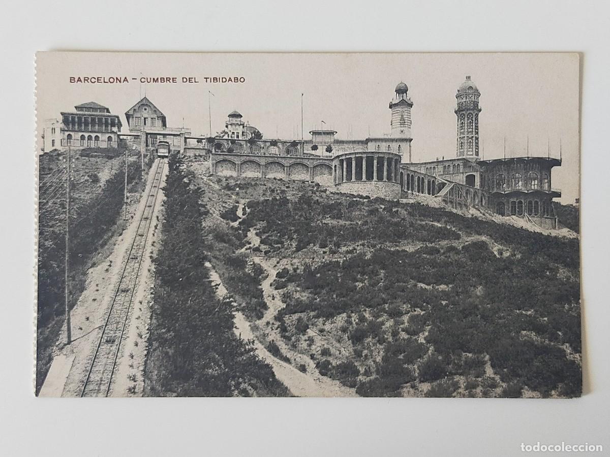 Postales: Tarjeta Postal BARCELONA: Cumbre del Tibidabo - Sin Editor - Sin Circular.