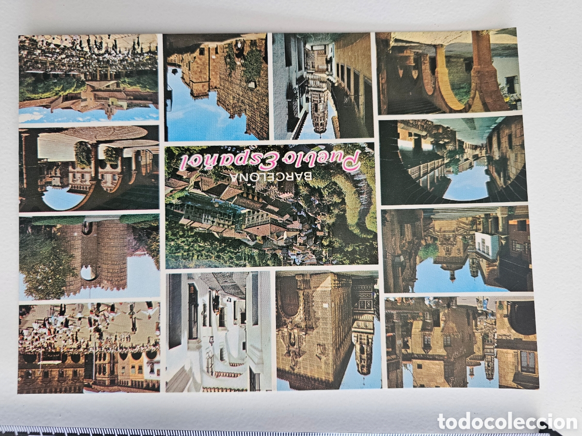 Postales: Postal de gran tama&ntilde;o del Pueblo Espa&ntilde;ol de Barcelona 1983 n&deg;8 Kolorham