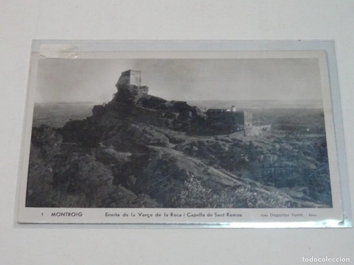 Postales: 1 MONTROIG - ERMITA DE LA VERGE DE LA ROCA I CAPELLA DE SANT RAM&Oacute;N