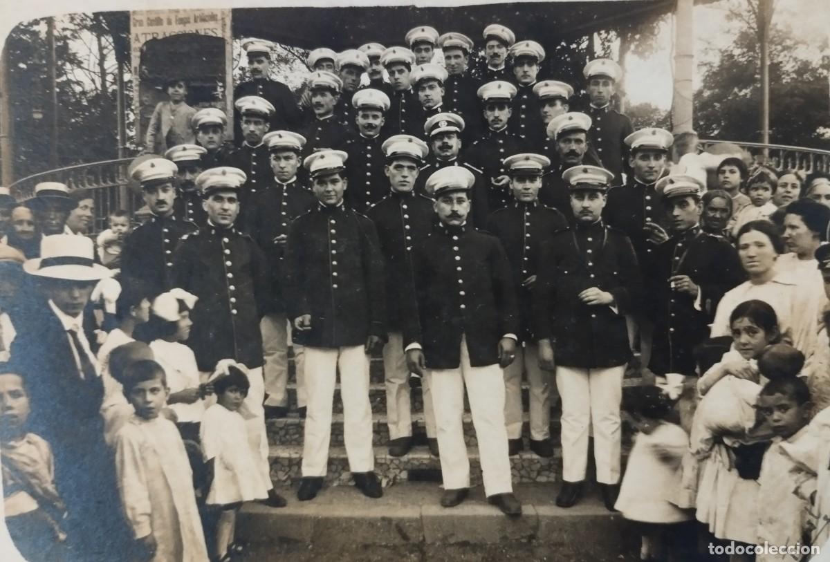 Postales: POSTAL FOTOGRAFICA BANDA MUNICIPAL PARQUE CIUDADELA BARCELONA 1917? SIN CIRCULAR MUSICA