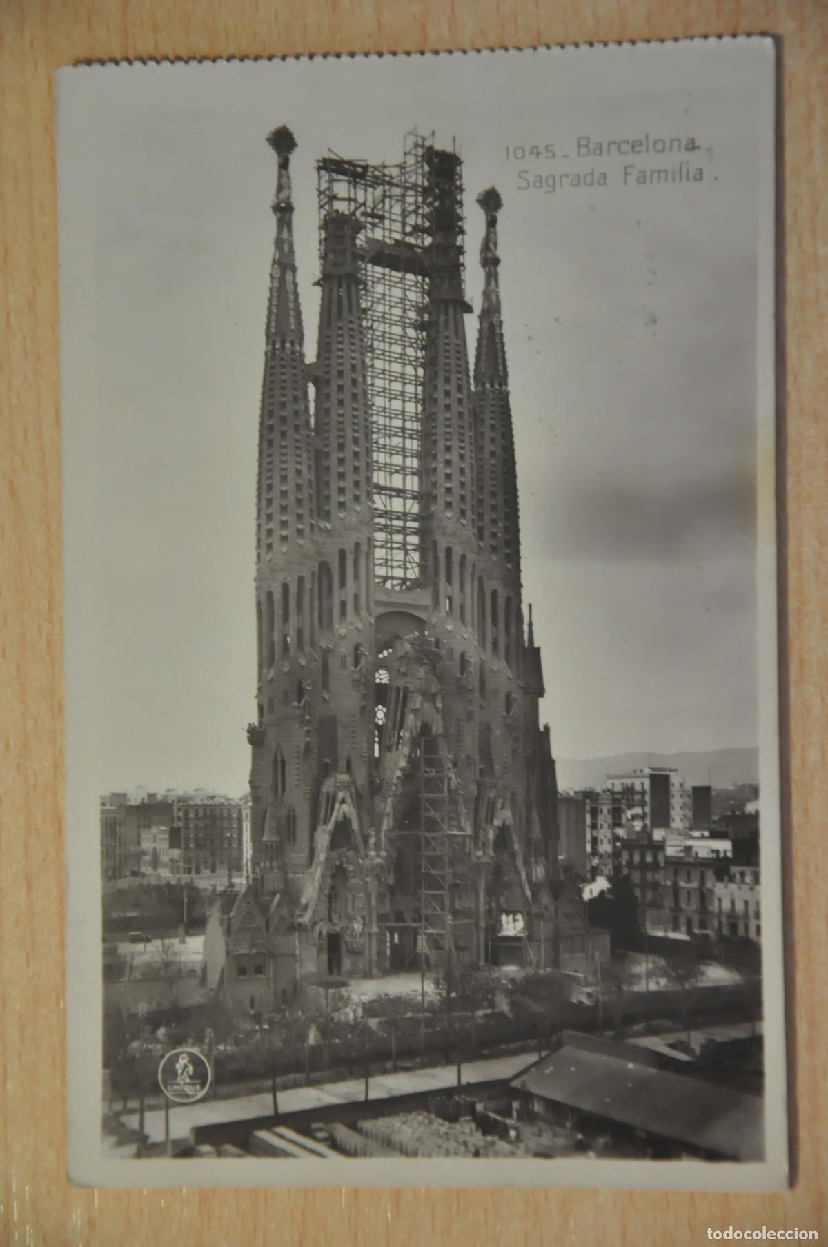 Postales: postal barcelona, sagrada familia